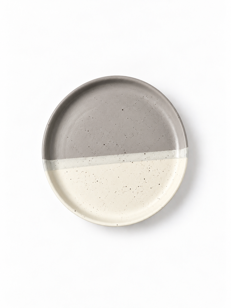 6" Dual Glaze Plate