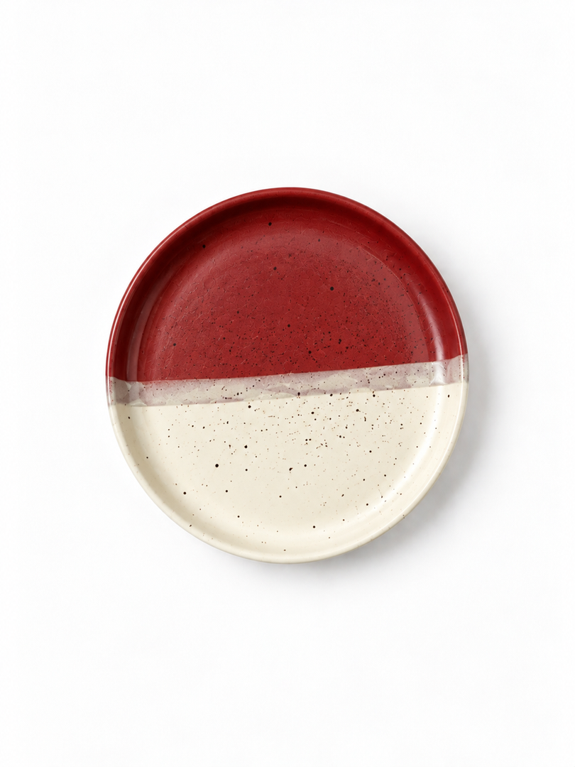 6" Dual Glaze Plate