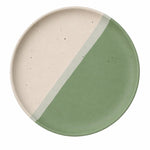 Load image into Gallery viewer, 10.5" collar plate green and white