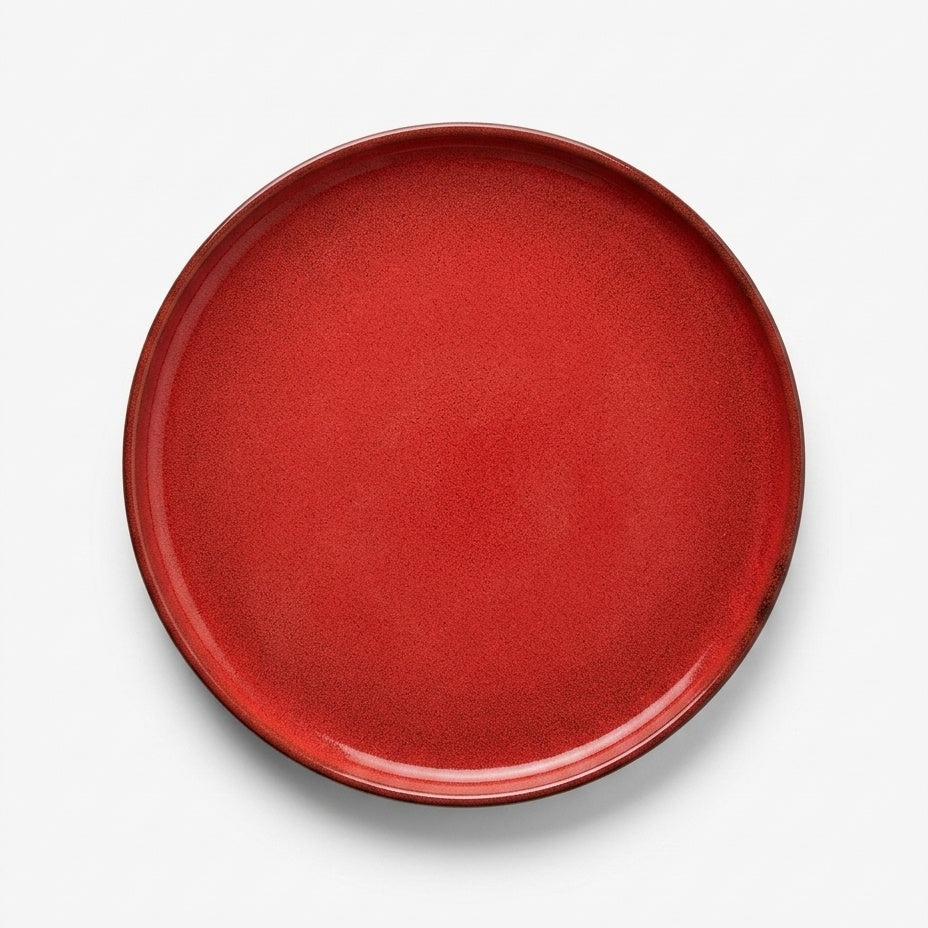 10.5" Reactive Glaze Collar Plate