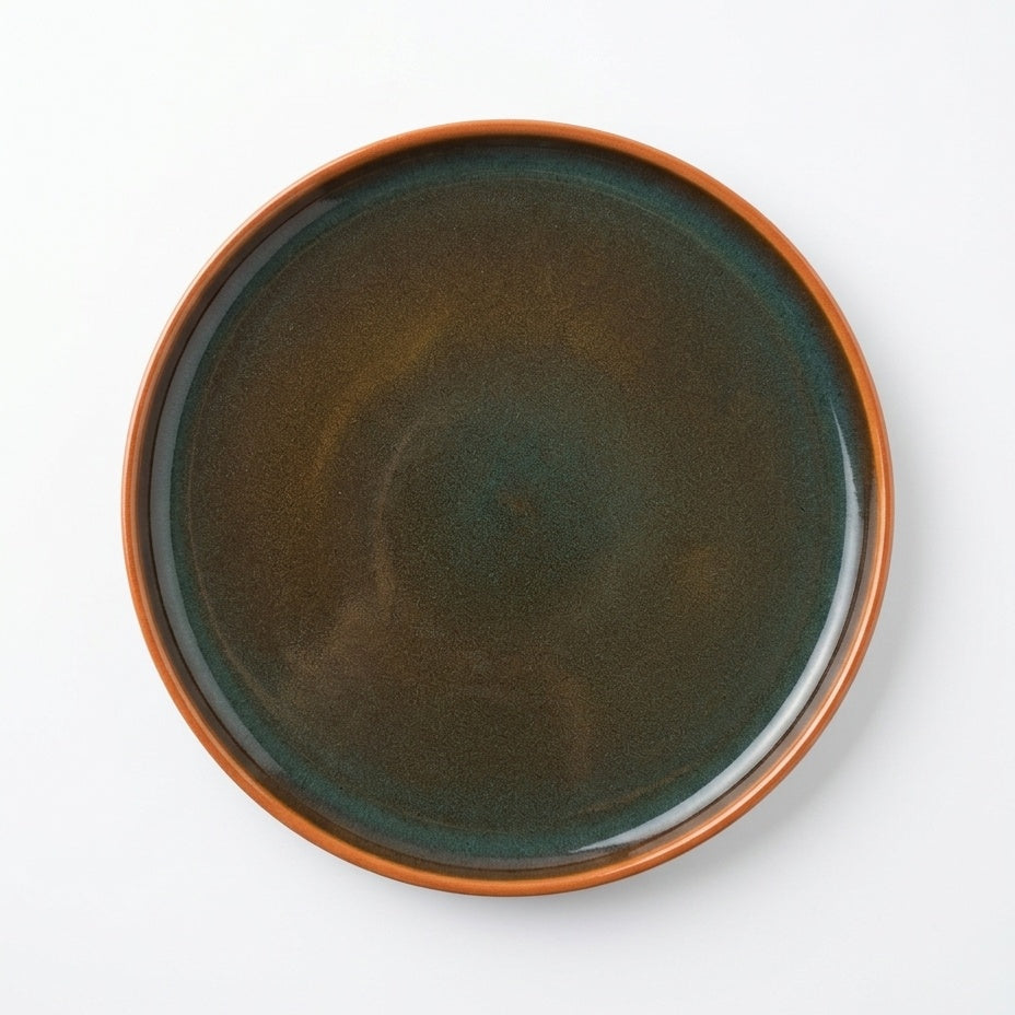10.5" Reactive Glaze Collar Plate