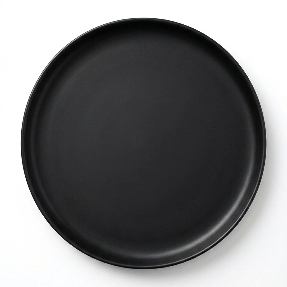 8.5" Solid Glaze Collar Plate