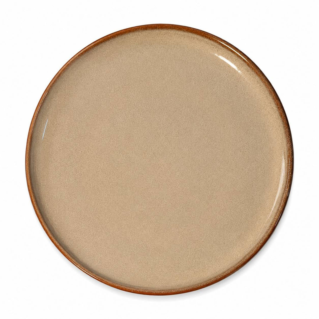 8.5" plate  reactive white