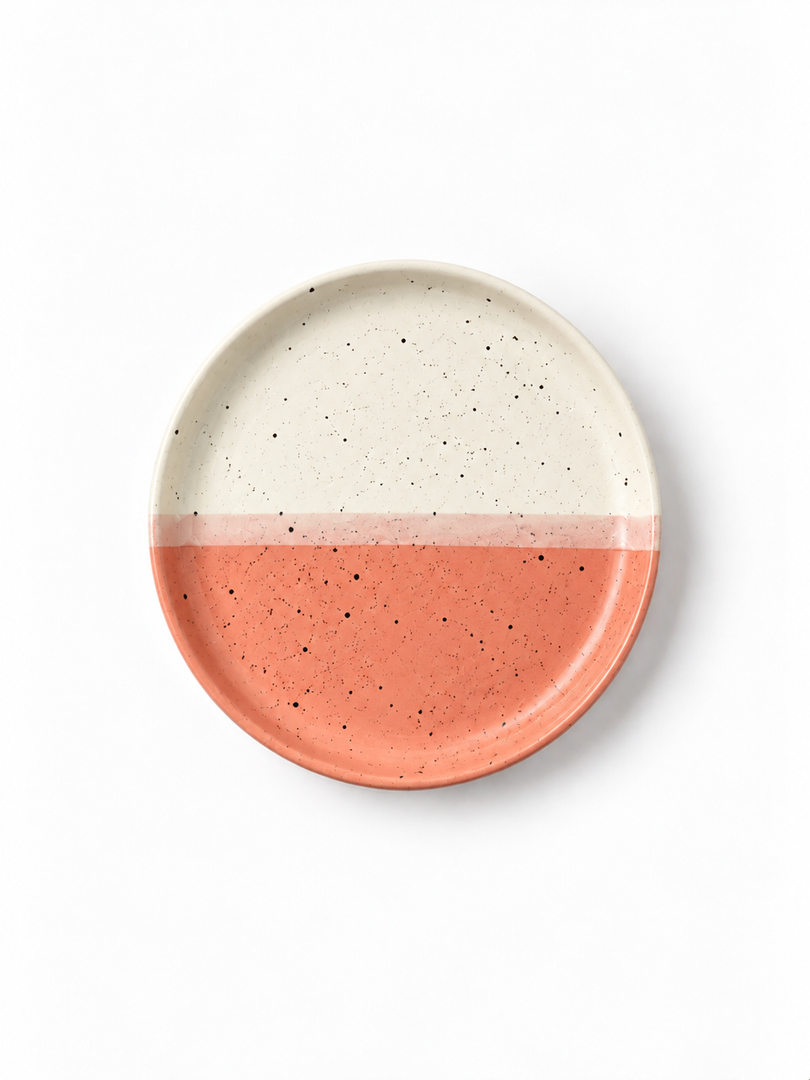 6" Dual Glaze Plate