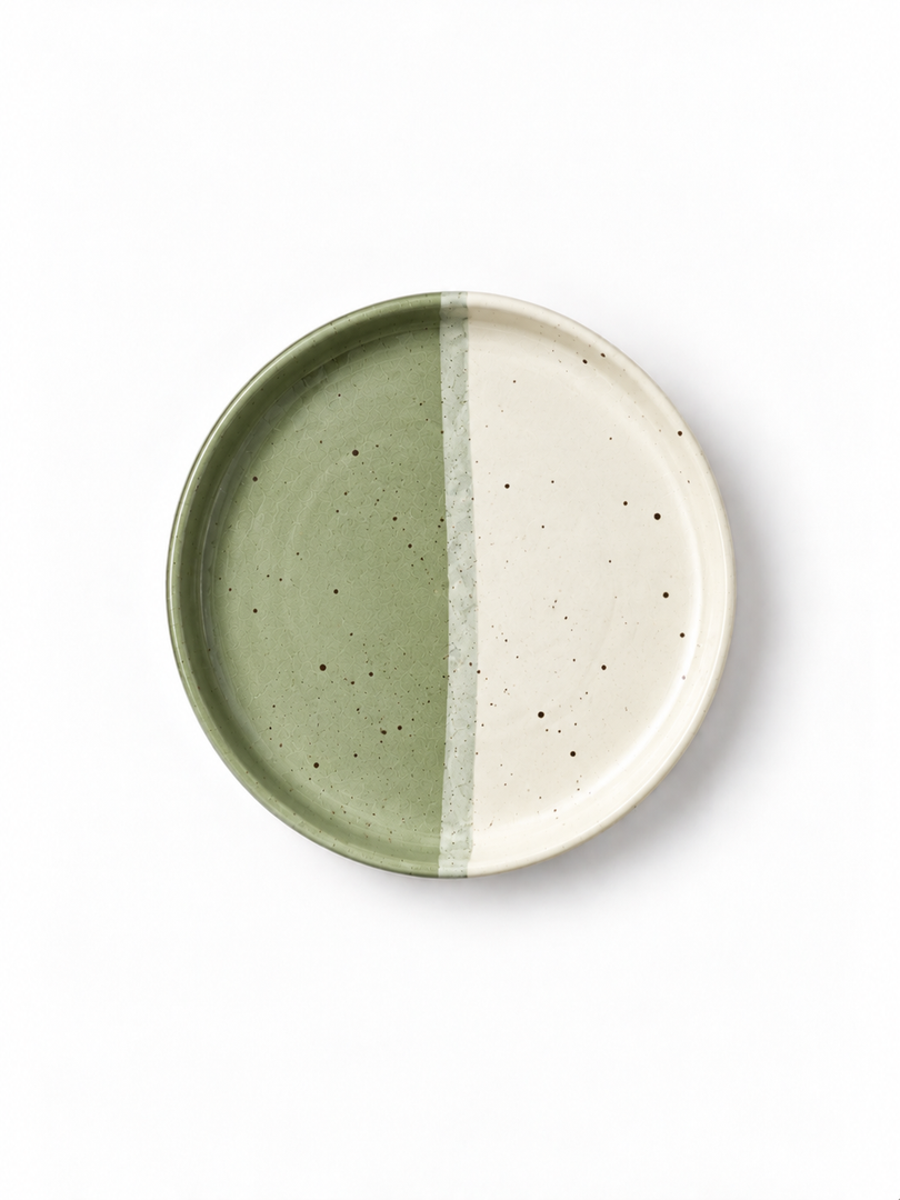 6" Dual Glaze Plate