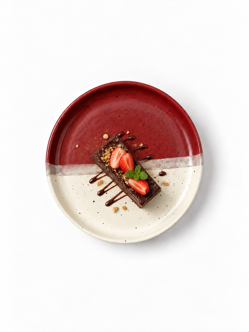 6" Dual Glaze Plate