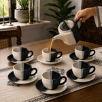 Load image into Gallery viewer, Dual Glaze Tea Set