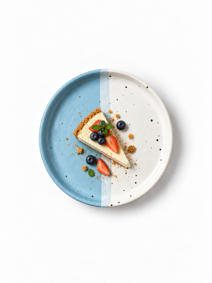 6" Dual Glaze Plate