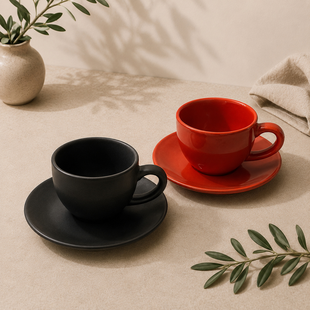 Cup and Saucer- Solid Series