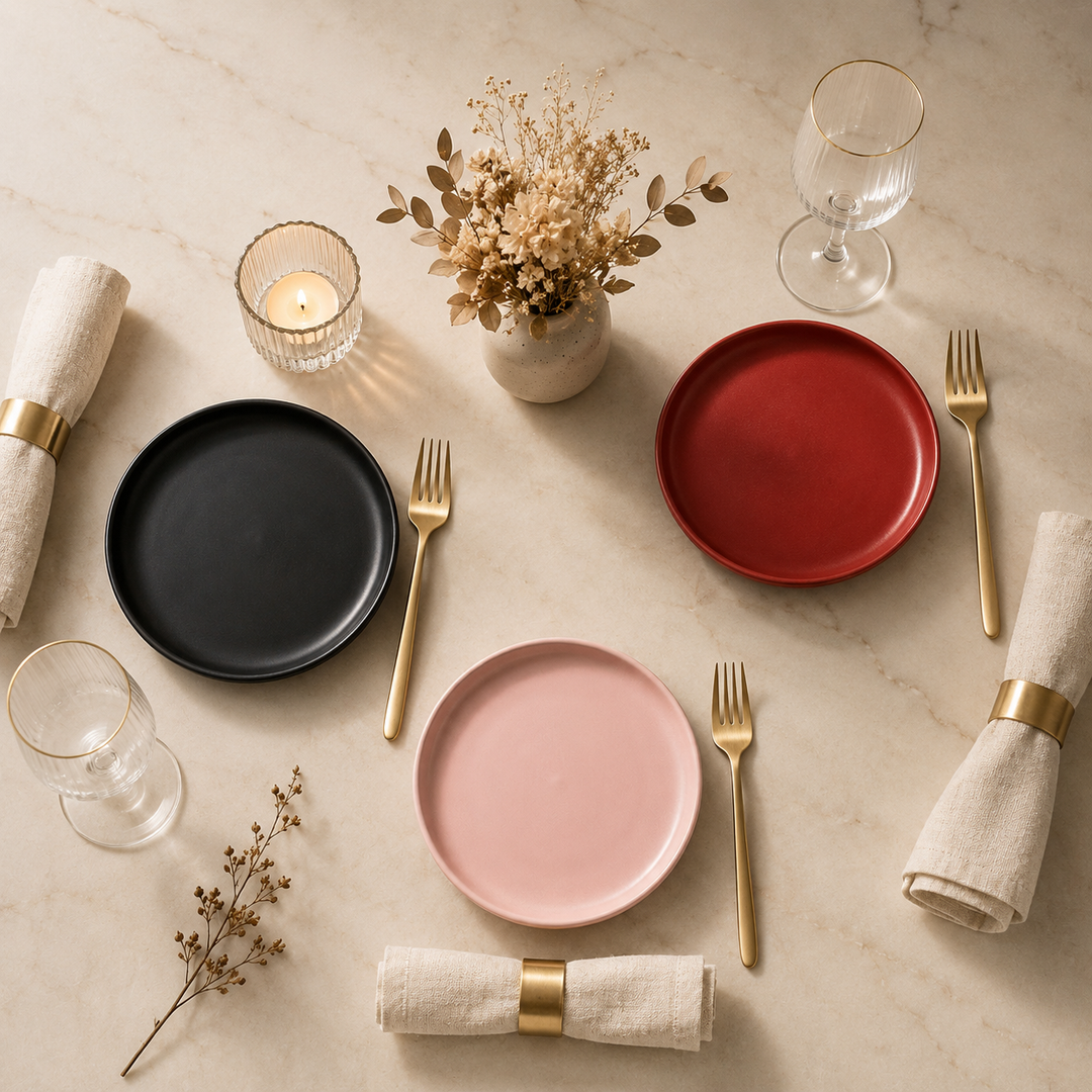 Dessert Plate with Sprinkles 6 Inch
