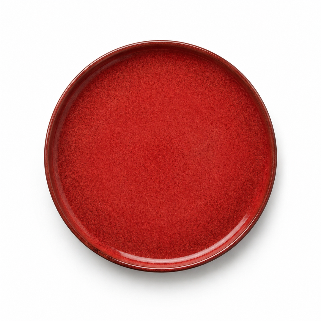 Dessert Plate Reactive Glaze 6 Inch