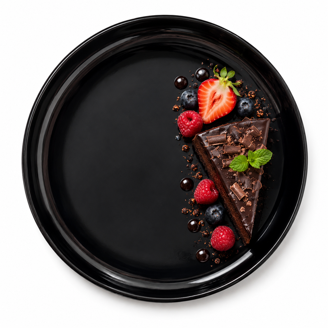 8.5" Solid Glaze Collar Plate