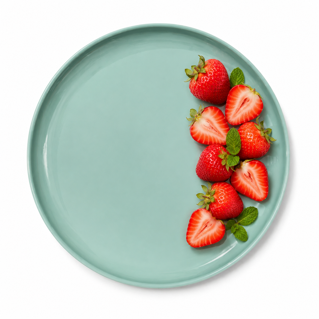 8.5" Solid Glaze Collar Plate