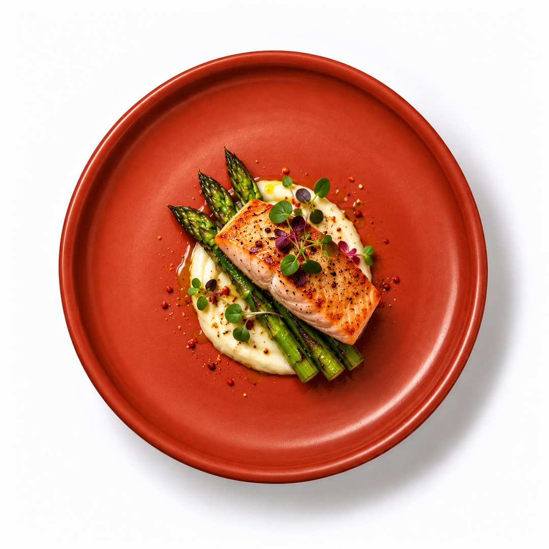 8.5" Solid Glaze Collar Plate
