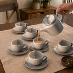 Load image into Gallery viewer, Dual Glaze Tea Set