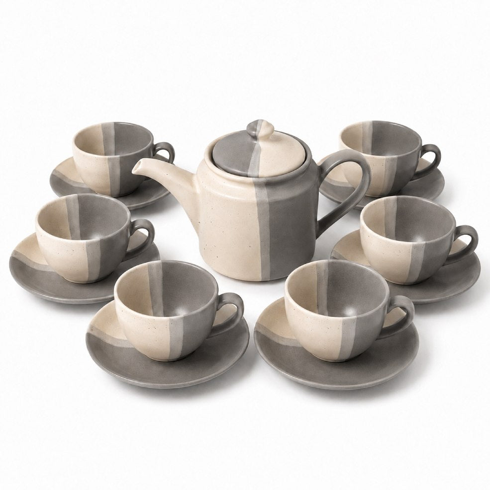 Dual Glaze Tea Set