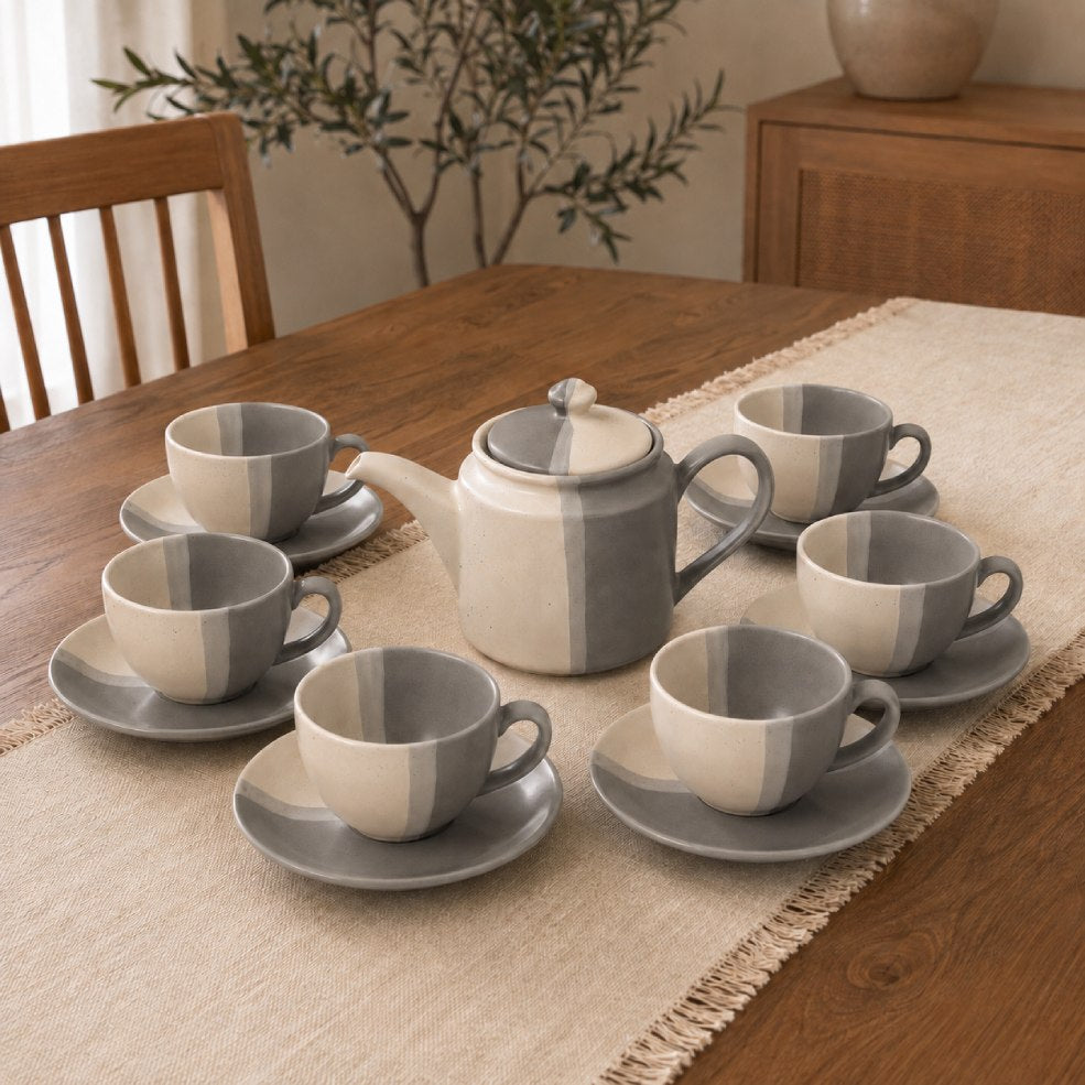 Dual Glaze Tea Set