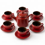 Load image into Gallery viewer, Reactive Glaze Tea Set