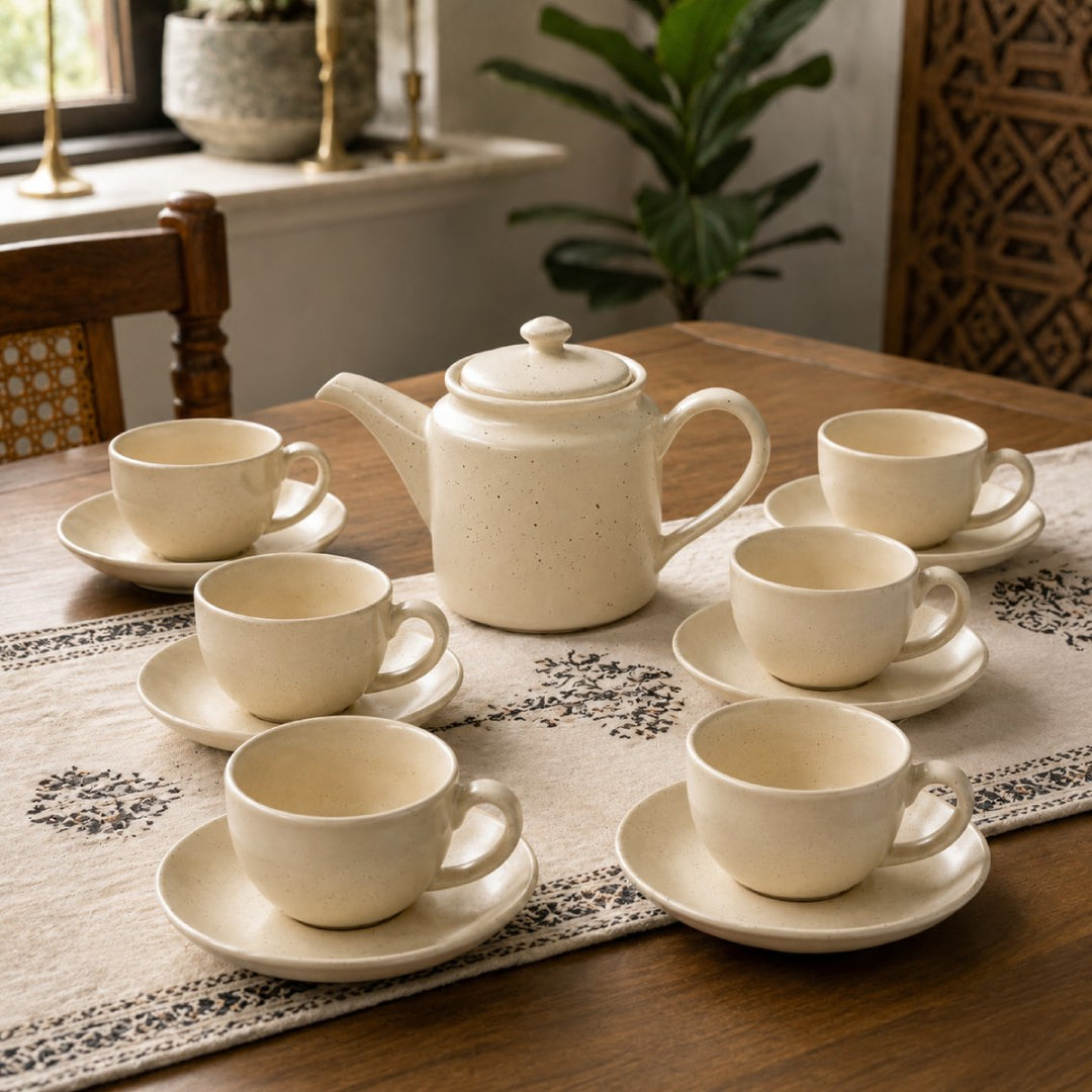Solid Glaze Tea Set