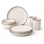 Load image into Gallery viewer, White Ceramic Set - 16 Pcs